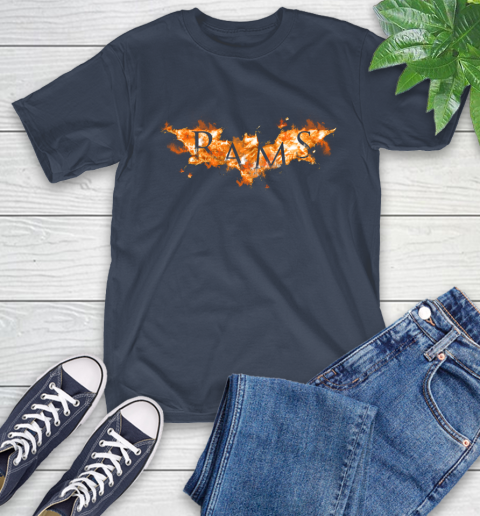 NFL Los Angeles Rams Batman Logo DC Football Sports Shirt T-Shirt 3