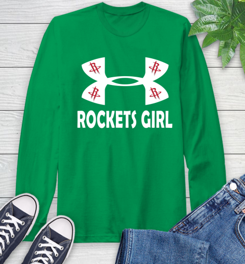 NBA Houston Rockets Girl Under Armour Basketball Sports Long Sleeve T-Shirt 8