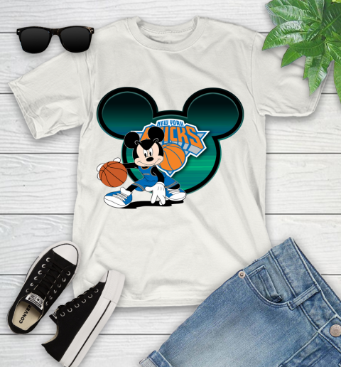 NBA New York Knicks Mickey Mouse Disney Basketball Youth T-Shirt 13