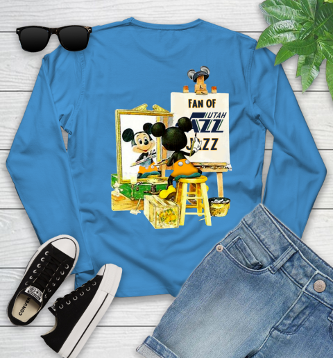 NBA Basketball Utah Jazz Mickey Drawing Shirt 119