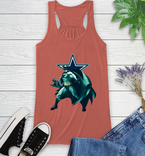 NFL Batman Football Sports Dallas Cowboys Racerback Tank 4