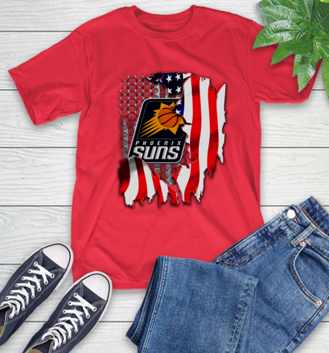 Phoenix Suns NBA Basketball American Flag T-Shirt 11