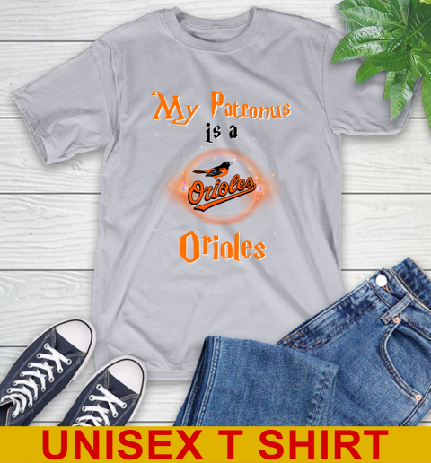 MLB Baseball Harry Potter My Patronus Is A Baltimore Orioles T-Shirt 6 MLB Baseball Harry Potter My Patronus Is A Baltimore Orioles T-Shirt - Image 6