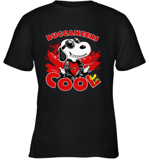 Tampa Bay Buccaneers Snoopy Joe Cool We're Awesome Youth T-Shirt