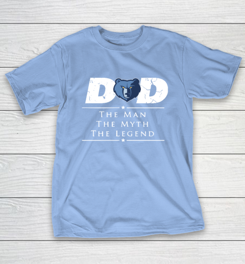 Memphis Grizzlies NBA Basketball Dad The Man The Myth The Legend T-Shirt 10