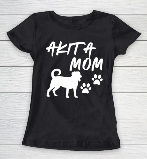Mother's Day Funny Gift Ideas Apparel  Akita Mom T Shirt Women's T-Shirt