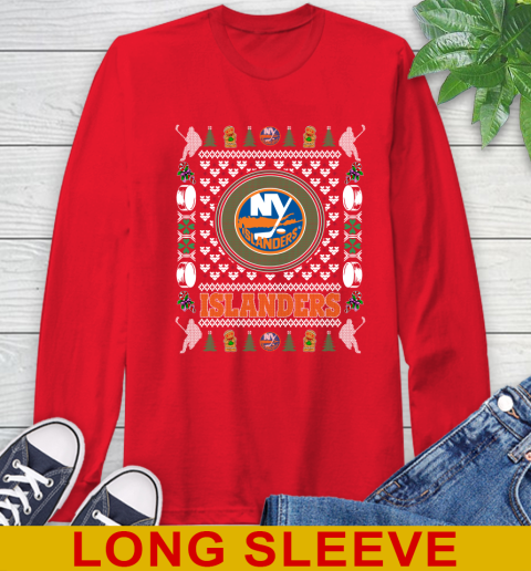 New York Islanders Merry Christmas NHL Hockey Loyal Fan Long Sleeve T-Shirt 12