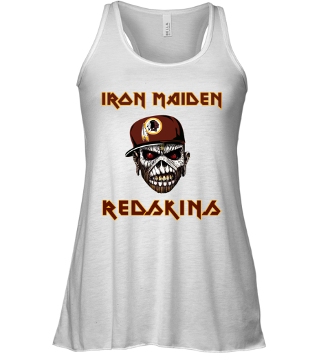 NFL Washington Redskins Iron Maiden Rock Band Music Football Sports uWvRyMvy2lr flowy tank 32 95 151514 front white
