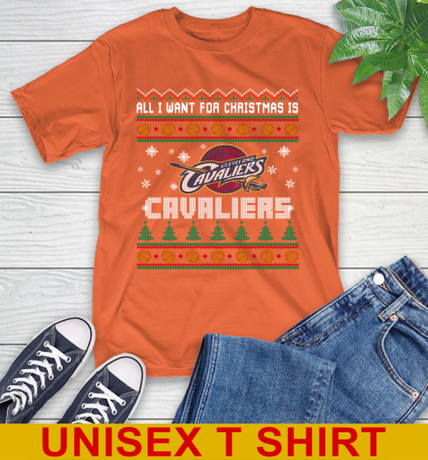 NBA All I Want For Christmas Is Cleveland Cavaliers Basketball Sports 4