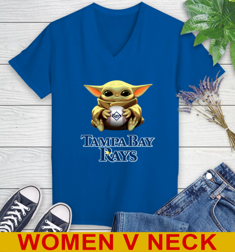 MLB Baseball Tampa Bay Rays Star Wars Baby Yoda Shirt 87