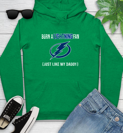 NHL Tampa Bay Lightning Hockey Loyal Fan Just Like My Daddy Shirt Youth Hoodie 7