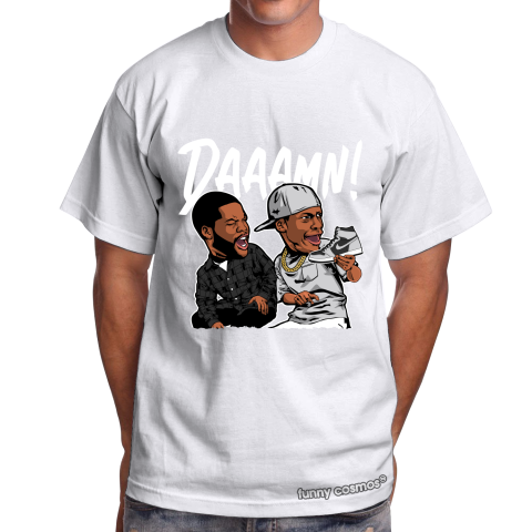 Air Jordan 1 Shadow Matching Sneaker Shirt Daaamn Meme Black And Soft Grey Sneaker Gravel Tshirt