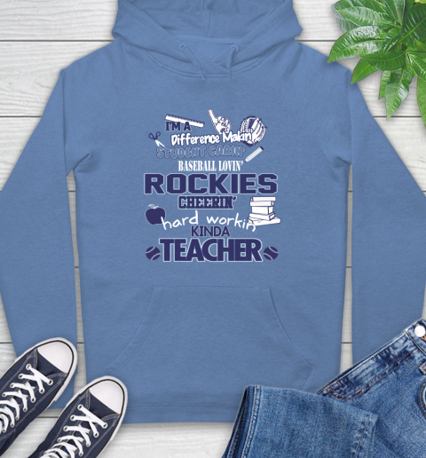 Colorado Rockies MLB I'm A Difference Making Student Caring Baseball Loving Kinda Teacher Hoodie 12 Colorado Rockies MLB I'm A Difference Making Student Caring Baseball Loving Kinda Teacher Hoodie - Image 12