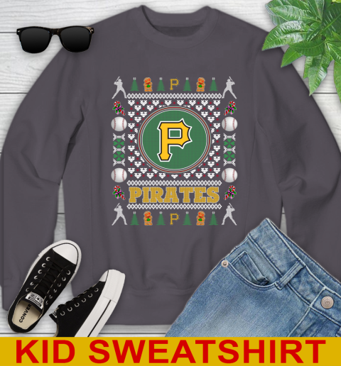 Pittsburgh Pirates Merry Christmas MLB Baseball Loyal Fan Youth Sweatshirt 5