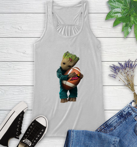 NFL Groot Guardians Of The Galaxy Football Sports Arizona Cardinals Racerback Tank