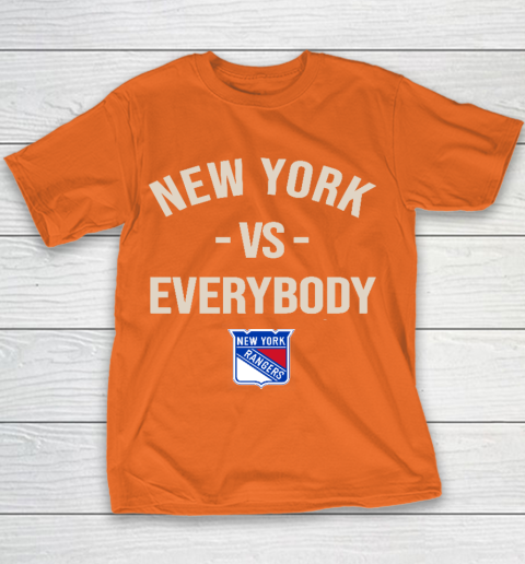 New York Rangers Vs Everybody Youth T-Shirt 4
