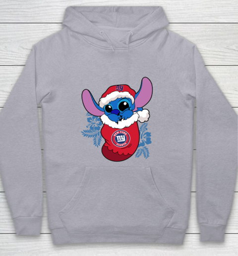New York Giants Christmas Stitch In The Sock Funny Disney NFL Youth Hoodie 5