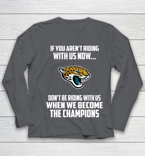 NFL Jacksonville Jaguars Football We Become The Champions Youth Long Sleeve 6