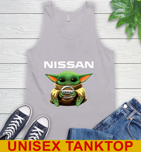 Star Wars Baby Yoda Hugs Nissan Car Shirt 69