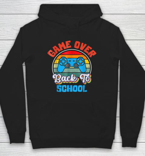 Back to School Funny Game Over Teacher Student Controller Hoodie