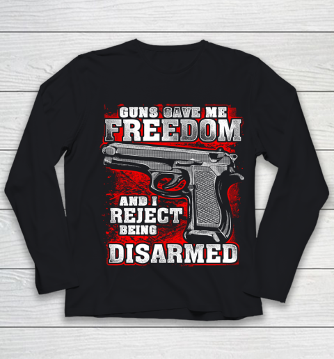 Veteran Shirt Gun Control Freedom Disarmed Youth Long Sleeve