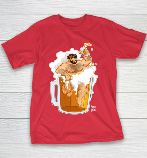 ADAM LIKES A BIG BEER LGBT Gay Pride Youth T-Shirt 7