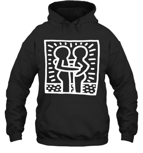 keith haring purple hoodie