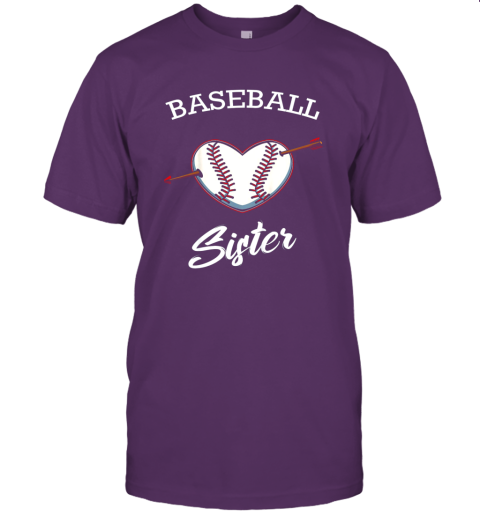 zooa baseball sister softball lover proud supporter coach player jersey t shirt 60 front team purple