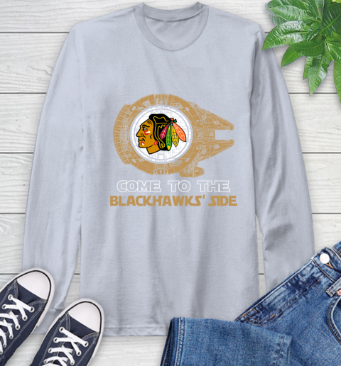 NHL Come To The Chicago Blackhawks Wars Hockey Sports Long Sleeve T-Shirt 6