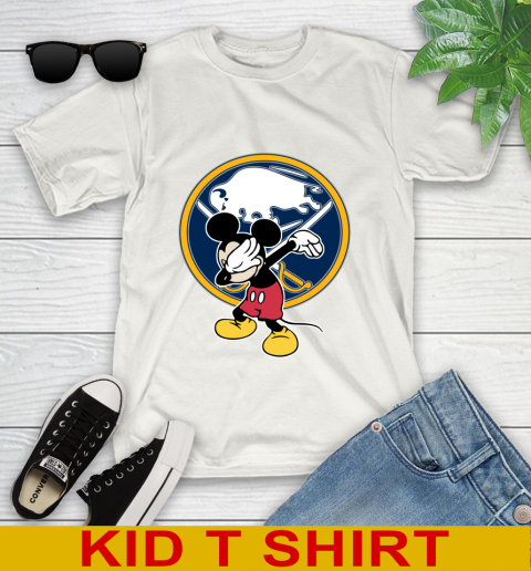 Buffalo Sabres NHL Hockey Dabbing Mickey Disney Sports Youth T-Shirt