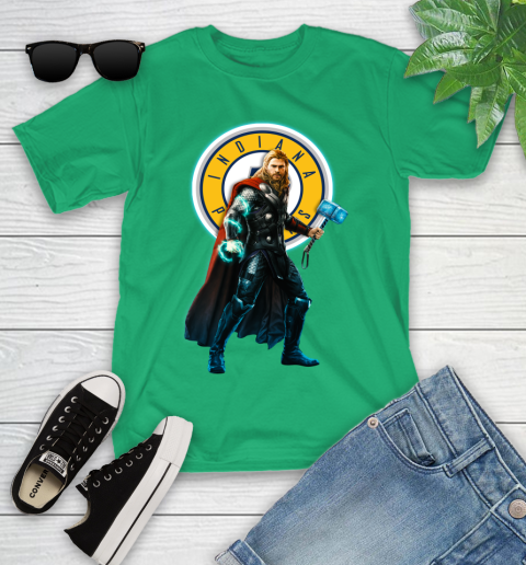 NBA Thor Avengers Endgame Basketball Indiana Pacers Youth T-Shirt 6