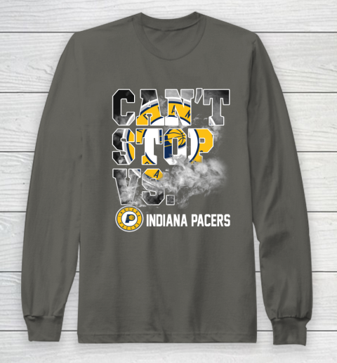 NBA Indiana Pacers Basketball Can't Stop Vs Long Sleeve T-Shirt 5