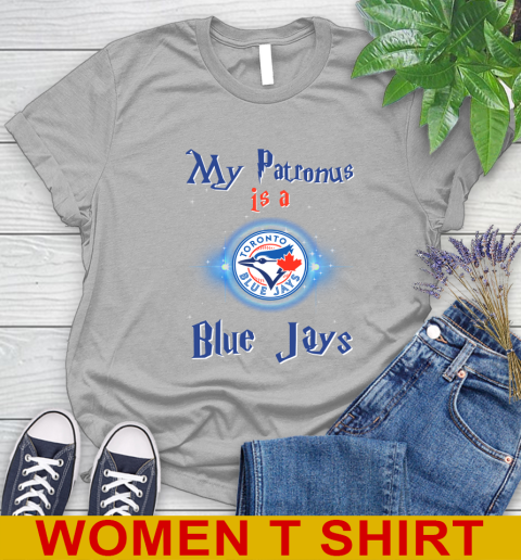 MLB Baseball Harry Potter My Patronus Is A Toronto Blue Jays Women's T-Shirt 6 MLB Baseball Harry Potter My Patronus Is A Toronto Blue Jays Women's T-Shirt - Image 6