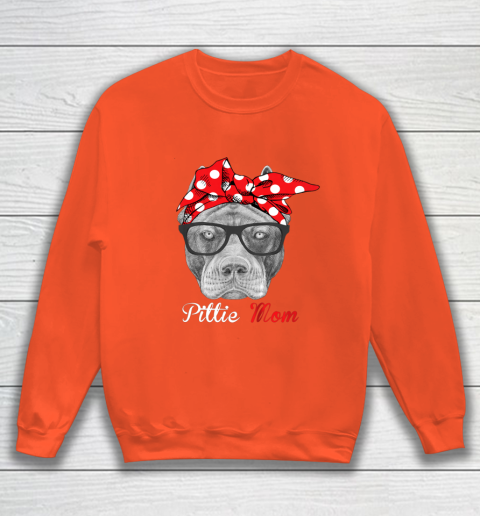 Dog Mom Shirt Pittie Mom Shirt for Pitbull Dog Lovers Mothers Day Sweatshirt 3