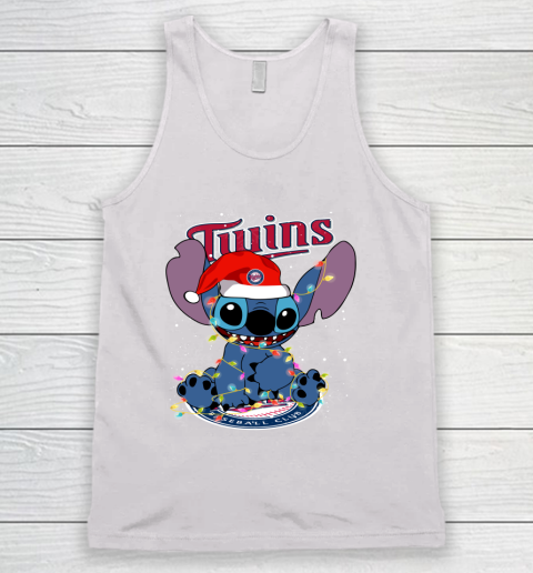 Minnesota Twins MLB noel stitch Baseball Christmas Tank Top