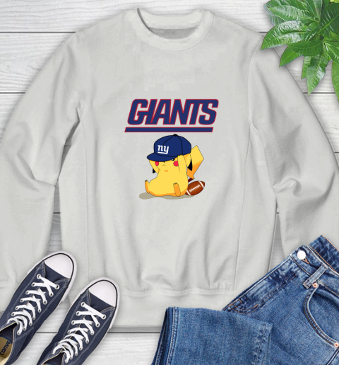 NFL Pikachu Football Sports New York Giants Sweatshirt 5