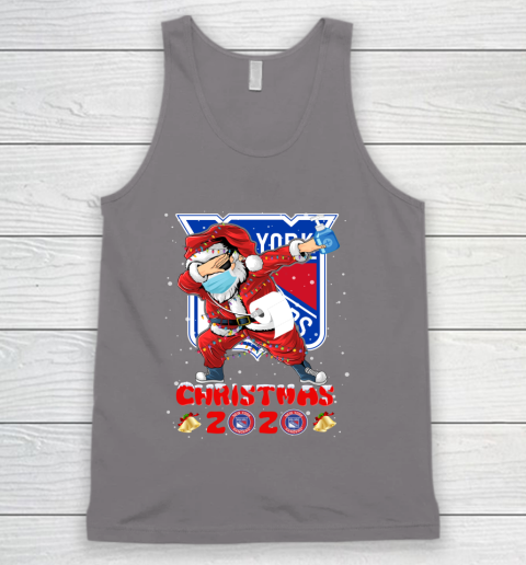New York Rangers Funny Santa Claus Dabbing Christmas 2020 NHL Tank Top 6