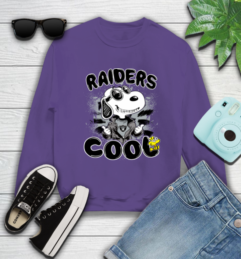 NFL Football Oakland Raiders Cool Snoopy Shirt Sweatshirt 4