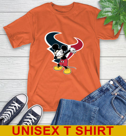 Houston Texans NFL Football Dabbing Mickey Disney Sports T-Shirt 5