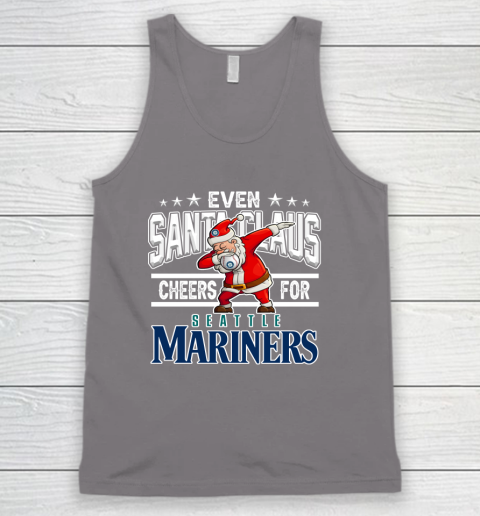 EveSeattle Mariners Even Santa Claus Cheers For Christmas MLB Tank Top 6