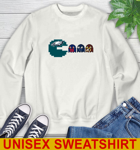 Philadelphia Eagles NFL Football Pac Man Champion Sweatshirt