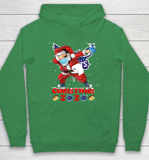 Charlotte Hornets Funny Santa Claus Dabbing Christmas 2020 NBA Hoodie 5