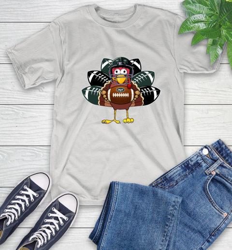 New York Jets Turkey Thanksgiving Day T-Shirt