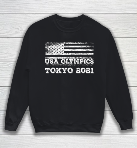 American Flag For US Team Tokyo Olympic 2021 USA Team Shirt Sweatshirt