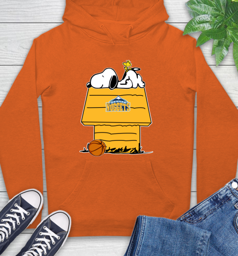 Denver Nuggets NBA Basketball Snoopy Woodstock The Peanuts Movie Hoodie 5