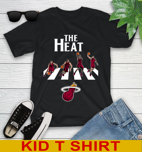 NBA Basketball Miami Heat The Beatles Rock Band Shirt Youth T-Shirt