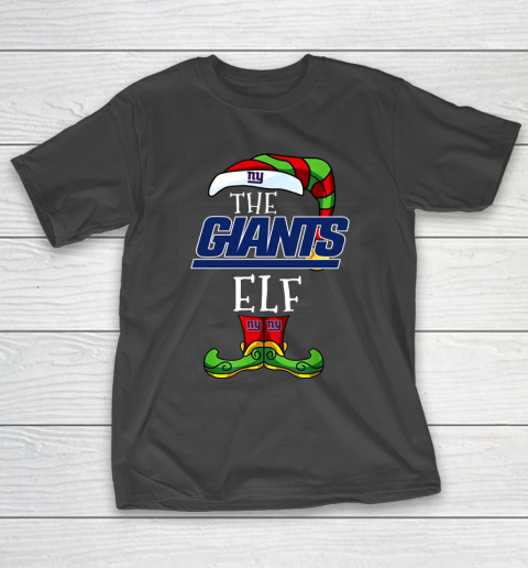 New York Giants Christmas ELF Funny NFL T-Shirt