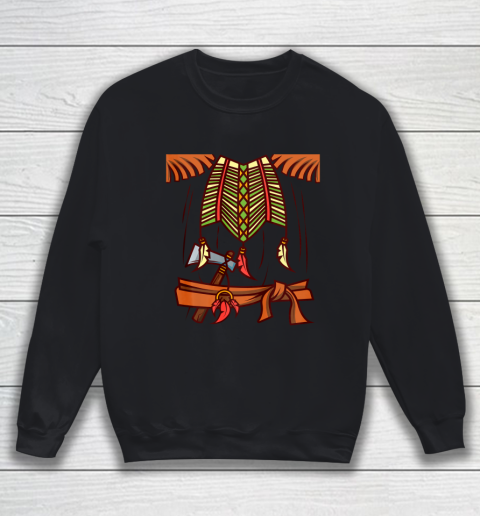 Funny Native American Halloween Indian Simple Easy Costume T Shirt.JGS9TXURCE Sweatshirt