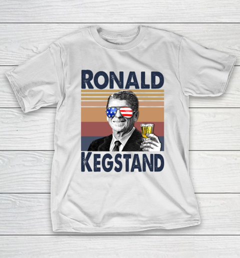 Ronald Kegstand Drink Independence Day The 4th Of July Shirt T-Shirt