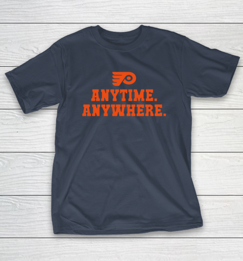 Philadelphia Flyers Anytime Anywhere T Shirt Tee For Sports
